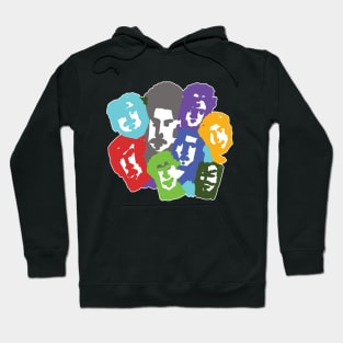 Colorful Faces and Expressions Hoodie